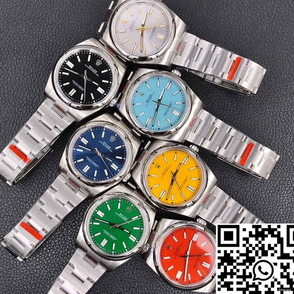 Blue 41MM Dial EW M124300-0003 Factory Oyster Perpetual Rolex 0102